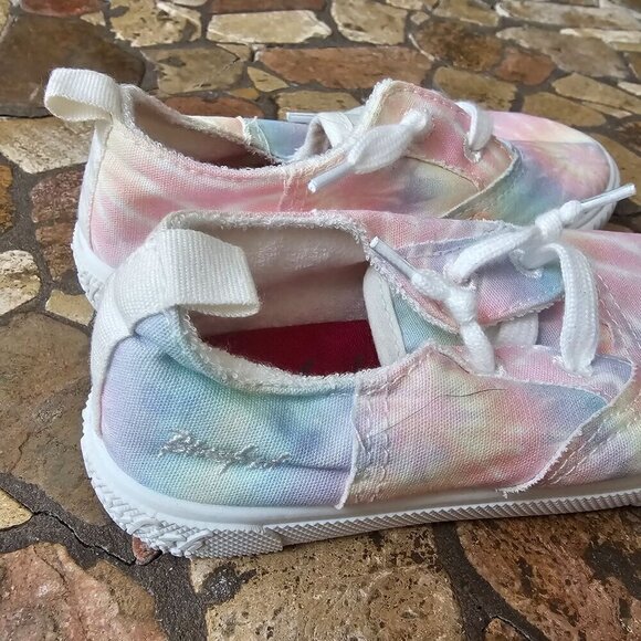 Blowfish Tie-Dye Pastel Canvas Sneakers - Size 10 - Picture 8 of 9
